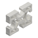 Aluminum Profile 45x60 C.10 heavy PR045060P