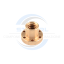 Flanged bronze nut Tr16x4 rh